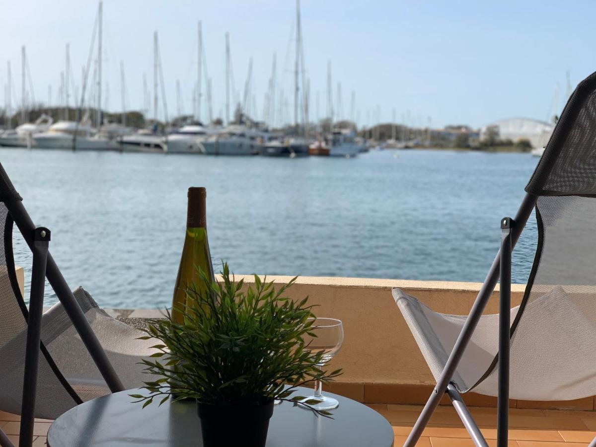 Studio - Les Pieds Dans L'Eau Agreable En Toutes Saisons 4 Couchages - Climatisation - Parking Prive - Piscine Sur Mer - Vue Magnifique Et Rare - Situation Optimum - Les Argonautes - Ile Des Pecheurs - Cap D'Agde Ngoại thất bức ảnh